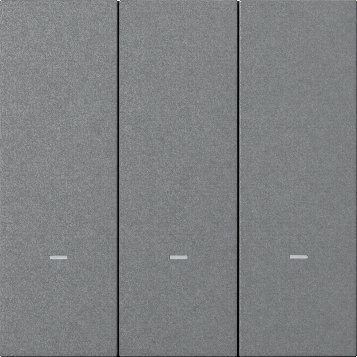 Siment Piano 3-Gang Zigbee Push-Button Switch, Grey, PC button-Zigbee 3gang with neutral line, product view