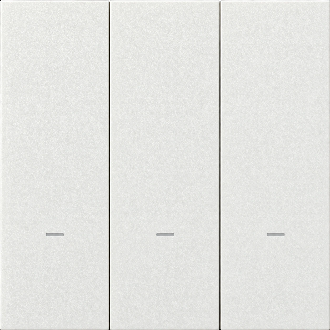 Siment Piano 3-Gang Zigbee Push-Button Switch, White, PC button-Zigbee 3gang with neutral line, product view