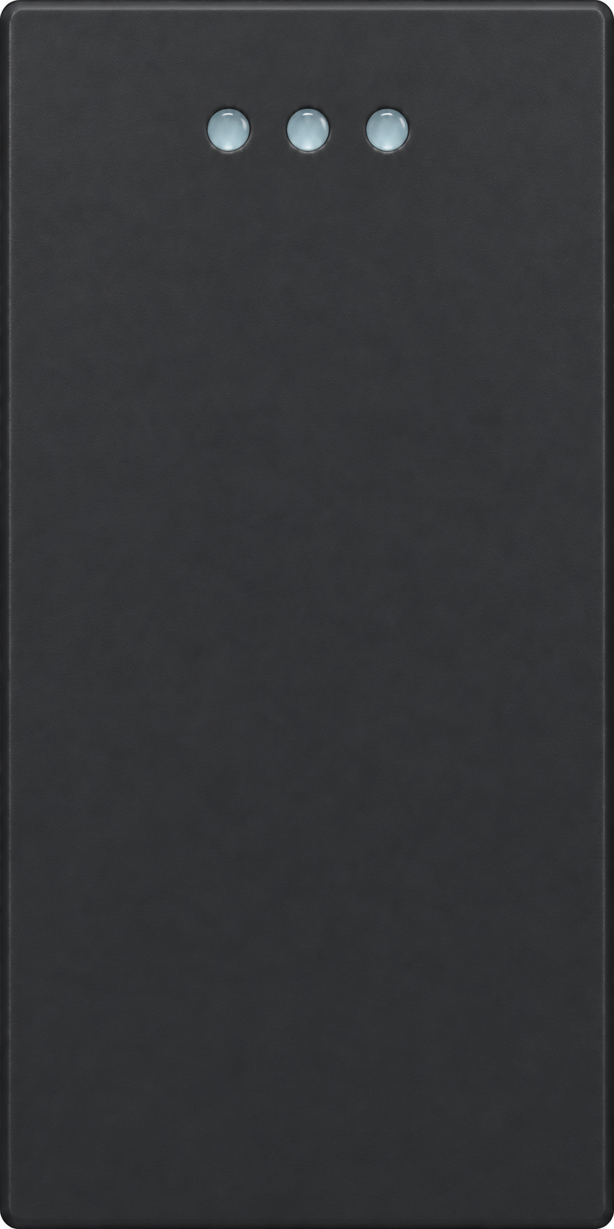 Siment TouchLight 1G1W Mechanical Switch Module 1/2, Black, 1/2 · 1G1W, product view