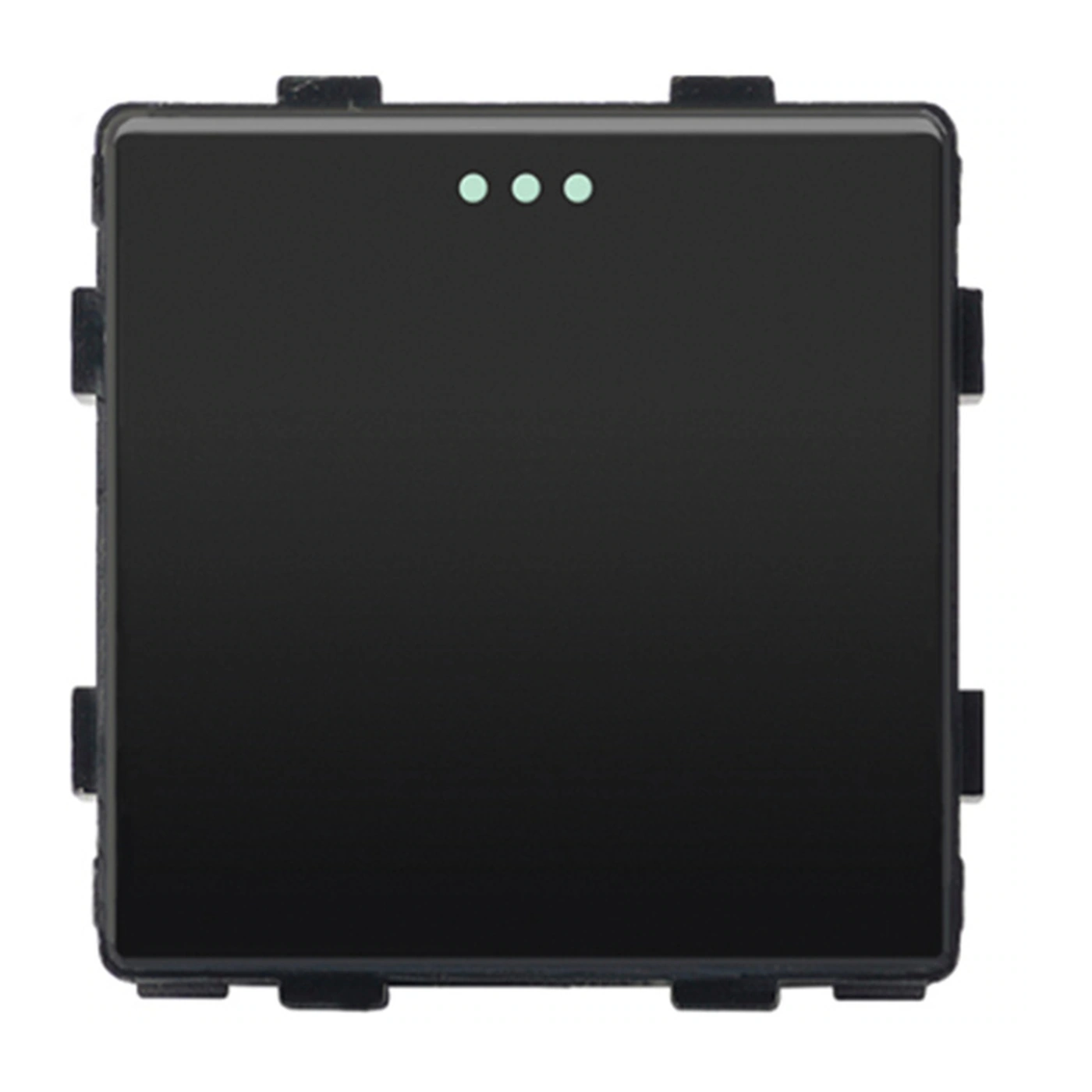 Siment TouchLight 1G1W Mechanical Switch Module, Black, product view