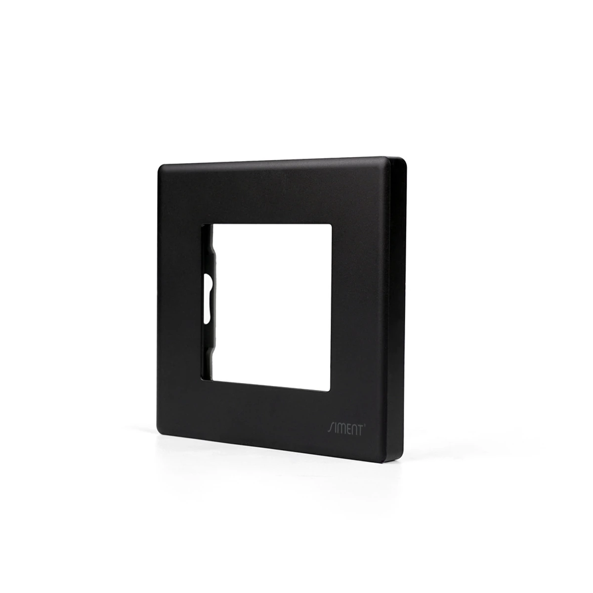 Siment TouchLight 1P Plastic Frame, Black, product view
