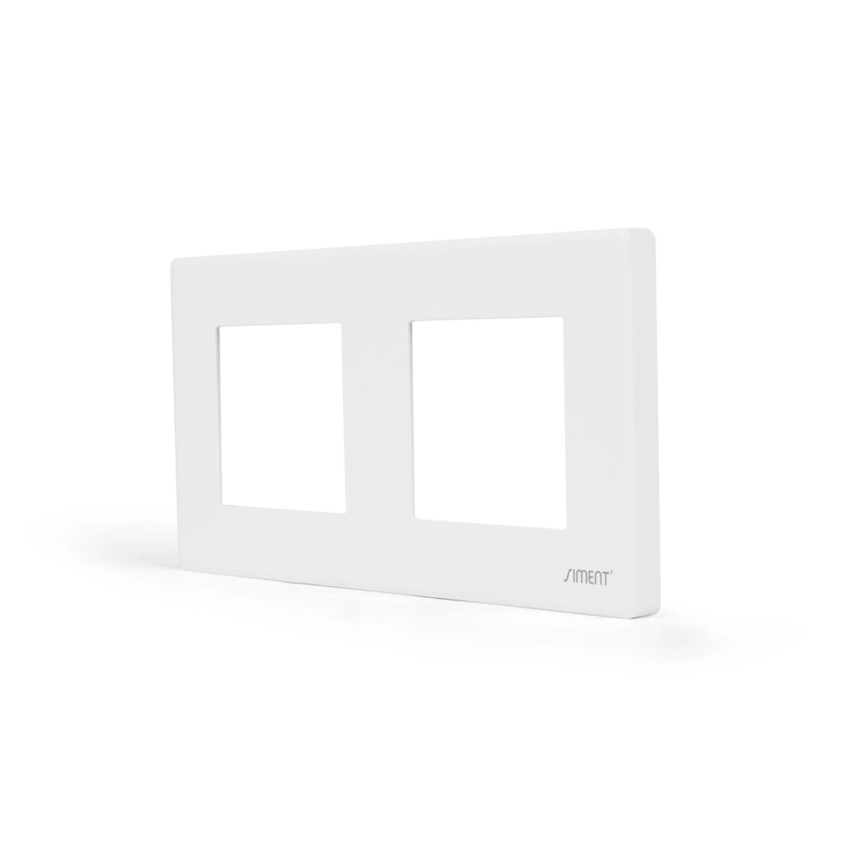 Siment TouchLight 2P Plastic Frame, White, product view