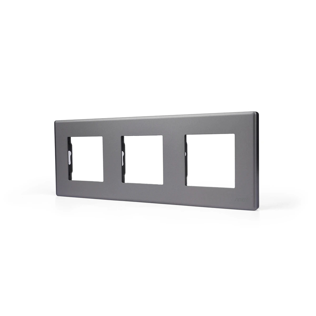Siment TouchLight 3P Plastic Frame, Grey, product view