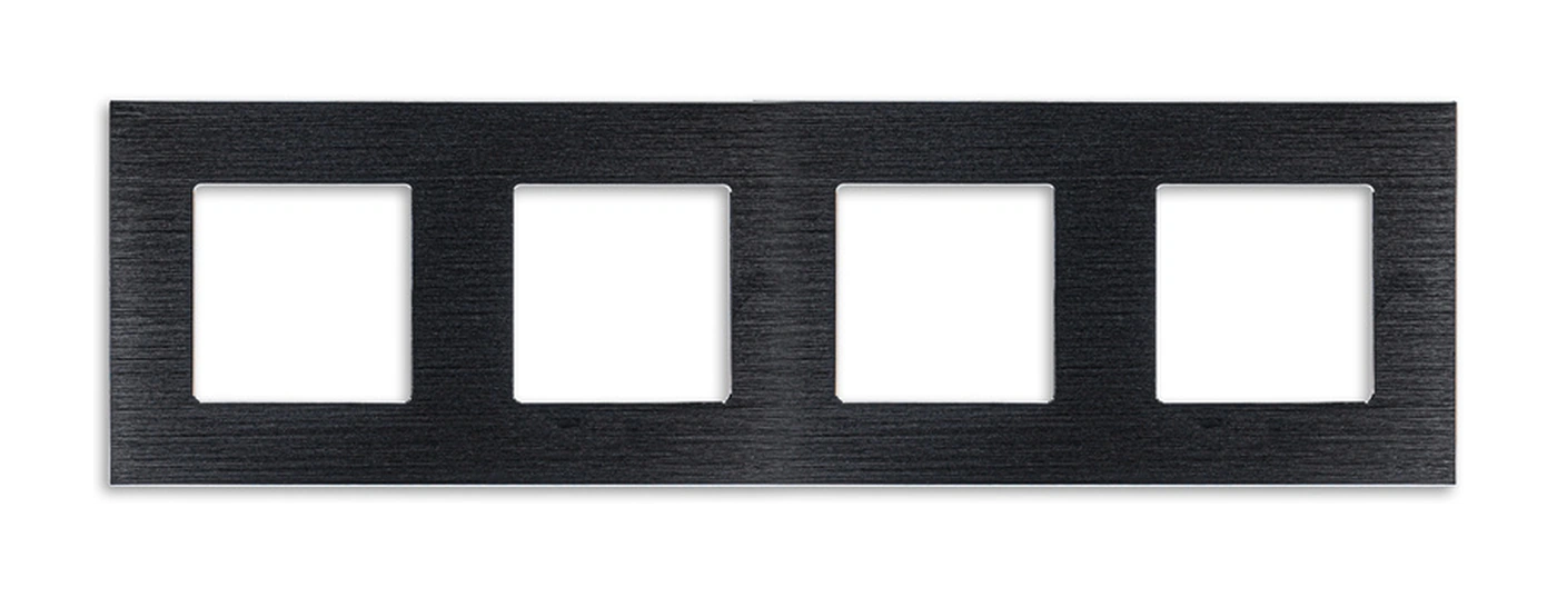 Siment TouchLight 4P Aluminium Frame, Black, product view