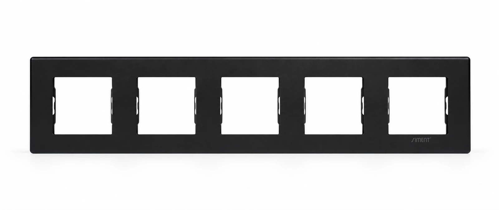 Siment TouchLight 5P Plastic Frame, Black, product view