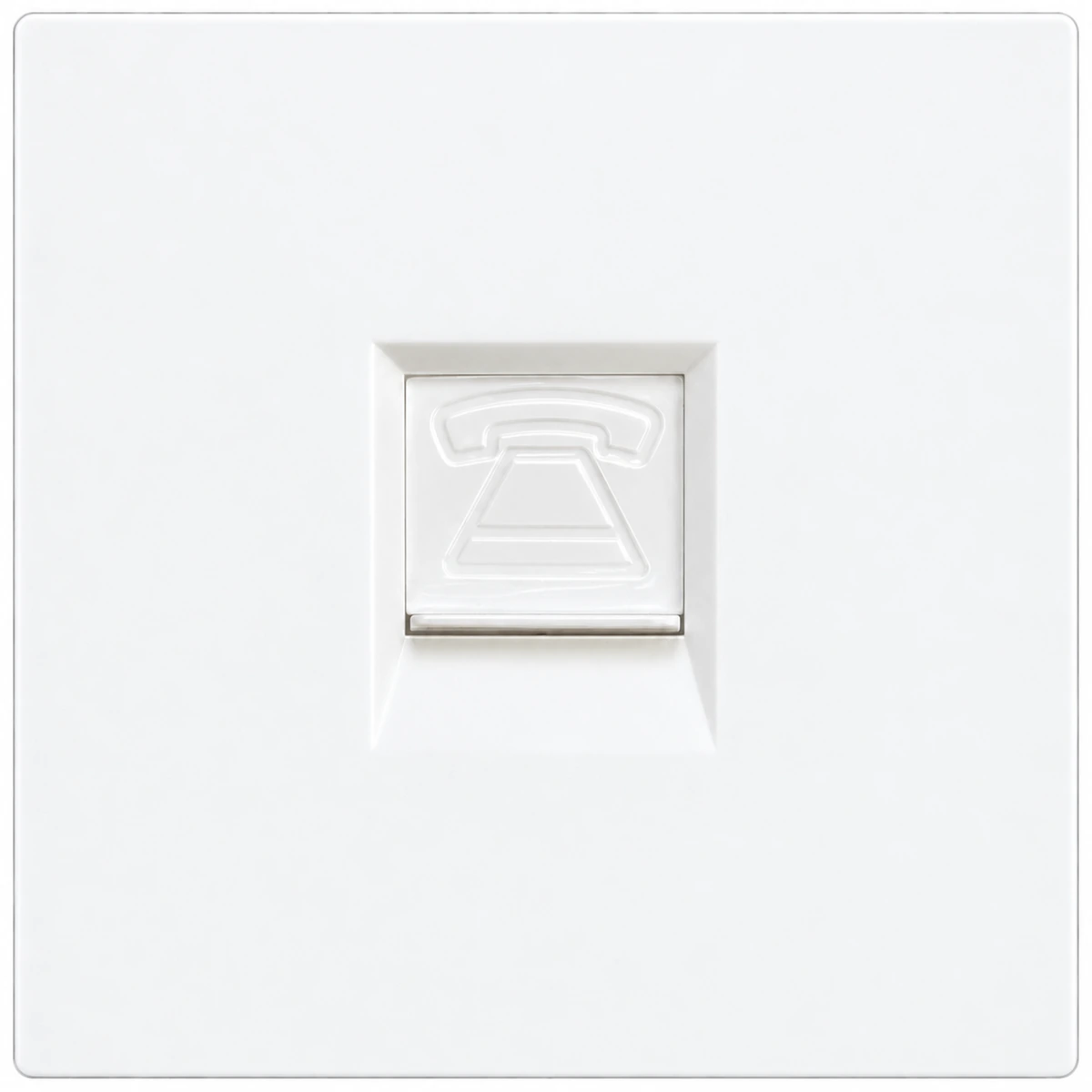 Siment TouchLight TEL Mechanical Module 1/1, White, product view