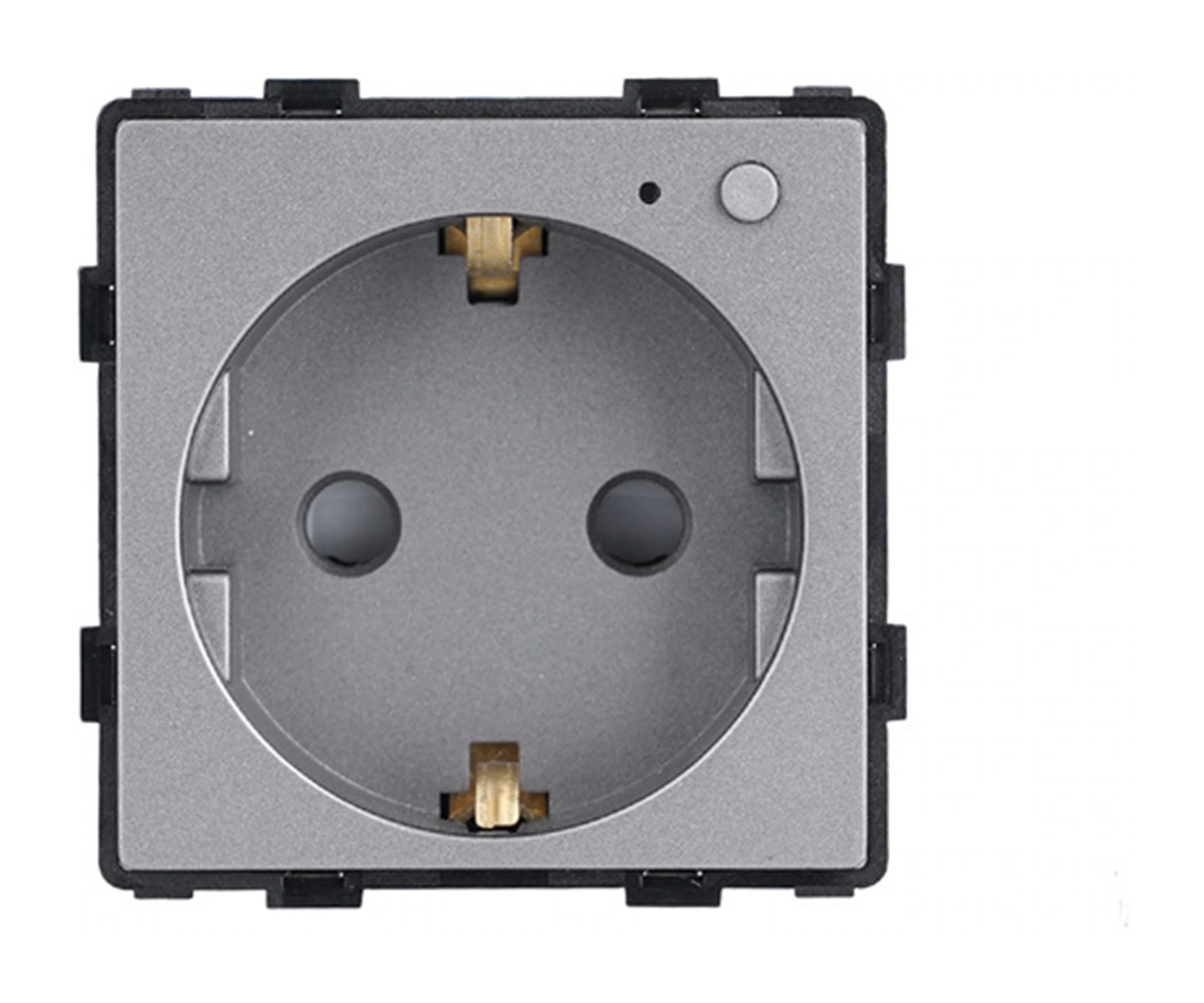 Siment TouchLight Wi-Fi EU Smart Socket — 16 A, Grey, Wi-Fi EU socket, product view