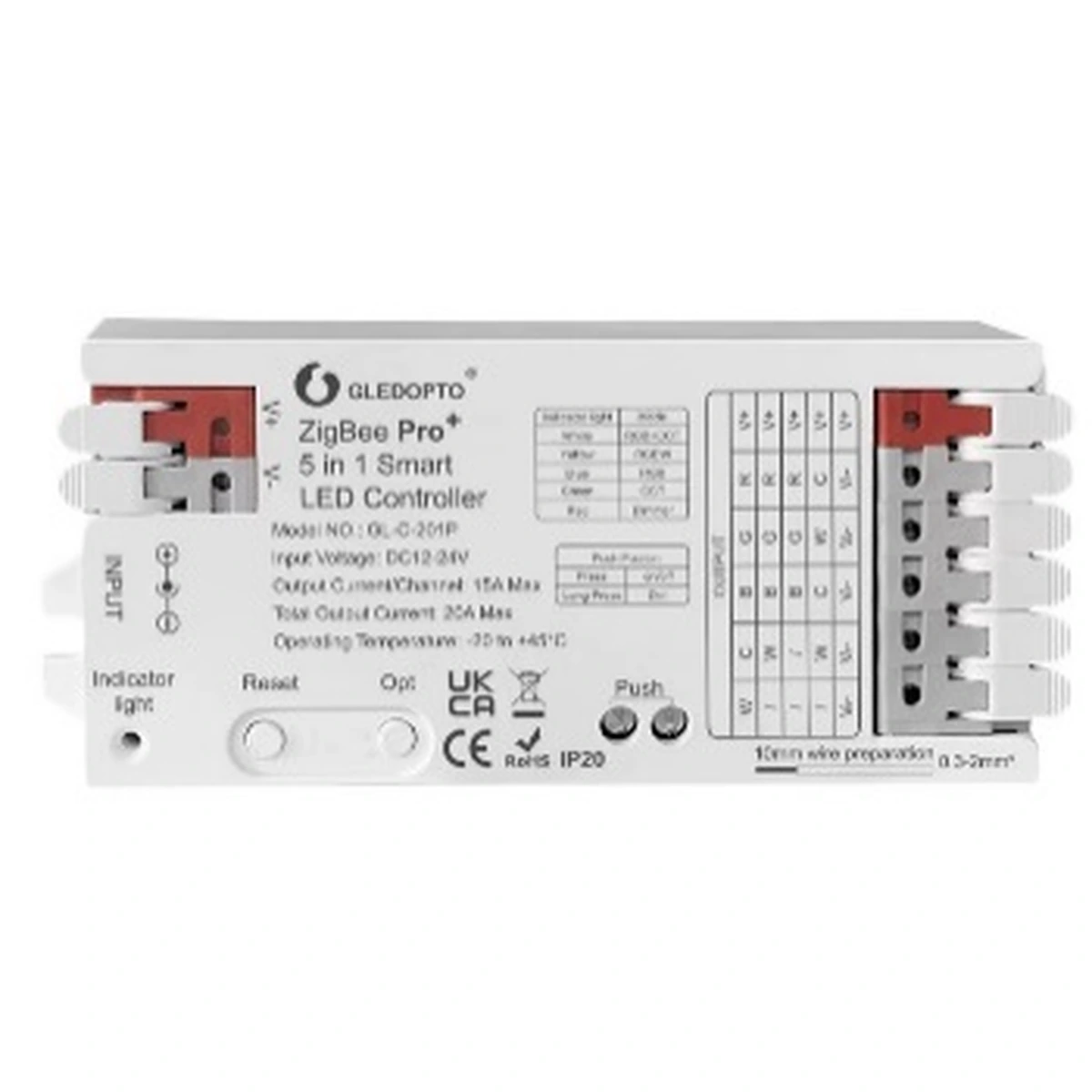 Siment Zigbee Smart LED Controller Module V2, White, ZigBee Pro 5 in 1 Smart LED Controller, product view